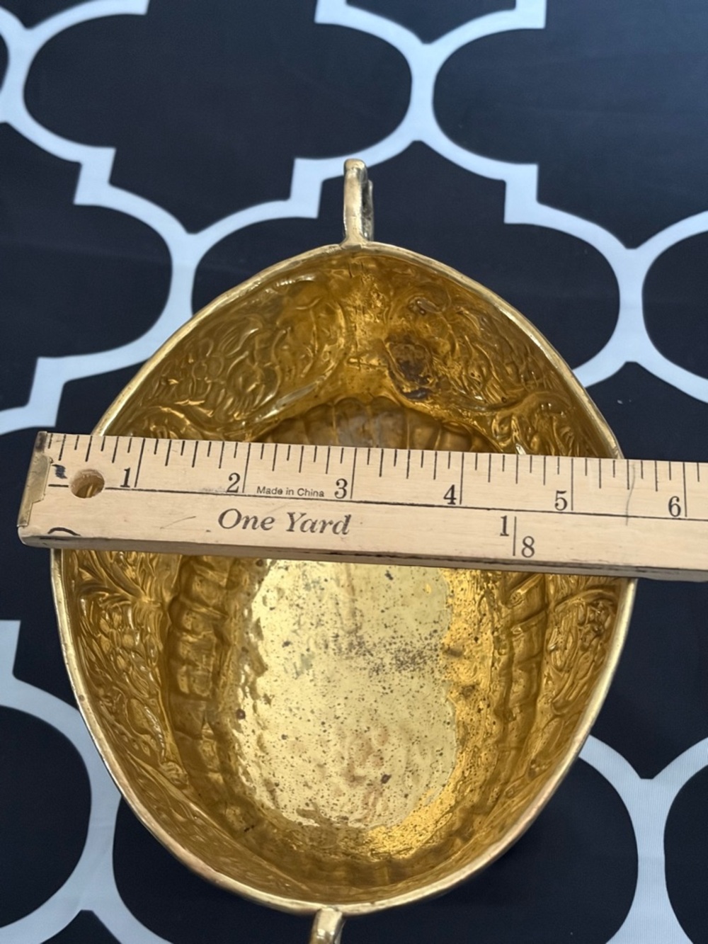 Vintage Brass Planters 2 Pieces - Picture 9 of 15